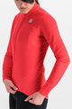 SPORTFUL Kolesarski dres z dolgimi rokavi zimski - CHECKMATE THERMAL - rdeča