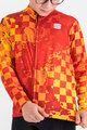 SPORTFUL Kolesarski dres z dolgimi rokavi zimski - KID THERMAL - rdeča/rumena