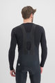 SPORTFUL Kolesarska  majica z dolgimi rokavi - MERINO LS - črna