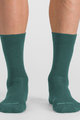 SPORTFUL Kolesarske klasične nogavice - MATCHY WOOL - zelena