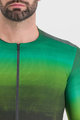 SPORTFUL Kolesarski dres s kratkimi rokavi - FLOW SUPERGIARA - zelena/rjava