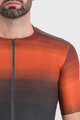 SPORTFUL Kolesarski dres s kratkimi rokavi - FLOW SUPERGIARA - oranžna/siva