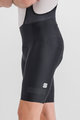 SPORTFUL Kolesarske kratke hlače z naramnicami - GIARA - črna