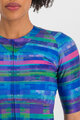SPORTFUL Kolesarski dres s kratkimi rokavi - GLITCH BOMBER - modra