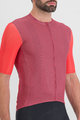 SPORTFUL Kolesarski dres s kratkimi rokavi - CHECKMATE - vijolična/rožnata
