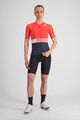 SPORTFUL Kolesarski dres s kratkimi rokavi - SNAP - rdeča/modra