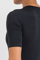 SPORTFUL Kolesarska  majica s kratkimi rokavi - MERINO - črna