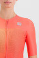 SPORTFUL Kolesarski dres s kratkimi rokavi - LIGHT PRO - oranžna
