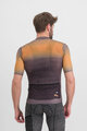 SPORTFUL Kolesarski dres s kratkimi rokavi - SKY RIDER SUPERGIARA - rjava/oranžna