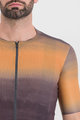 SPORTFUL Kolesarski dres s kratkimi rokavi - SKY RIDER SUPERGIARA - rjava/oranžna