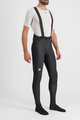 SPORTFUL Kolesarske dolge hlače z naramnicami - BODYFIT PRO - črna