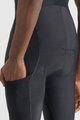 SPORTFUL Kolesarske dolge hlače z naramnicami - SUPERGIARA - črna