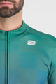 SPORTFUL Kolesarski dres z dolgimi rokavi zimski - ROCKET THERMAL - zelena/vijolična