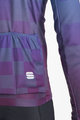 SPORTFUL Kolesarski dres z dolgimi rokavi zimski - ROCKET THERMAL - modra/vijolična