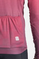 SPORTFUL Kolesarski dres z dolgimi rokavi zimski - ROCKET THERMAL - rdeča/vijolična