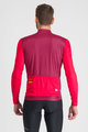 SPORTFUL Kolesarski dres z dolgimi rokavi zimski - CHECKMATE THERMAL - rdeča