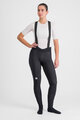 SPORTFUL Kolesarske dolge hlače z naramnicami - BODYFIT PRO W - črna