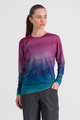 SPORTFUL Kolesarska  majica z dolgimi rokavi - FLOW GIARA - vijolična/modra