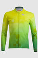 SPORTFUL Kolesarski dres z dolgimi rokavi zimski - KID THERMAL - rumena/zelena