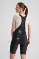 SPORTFUL Kolesarske kratke hlače z naramnicami - SRK W - črna