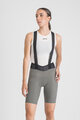 SPORTFUL Kolesarske kratke hlače z naramnicami - SRK W - siva