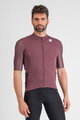 SPORTFUL Kolesarski dres s kratkimi rokavi - SUPERGIARA - bordo