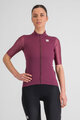 SPORTFUL Kolesarski dres s kratkimi rokavi - SUPERGIARA W - bordo
