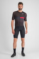 SPORTFUL Kolesarski dres s kratkimi rokavi - BOMBER - črna