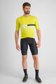 SPORTFUL Kolesarski dres s kratkimi rokavi - BOMBER - rumena