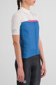 SPORTFUL Kolesarski dres s kratkimi rokavi - PISTA W - modra/bela