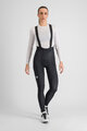 SPORTFUL Kolesarske dolge hlače z naramnicami - FIANDRE W - črna