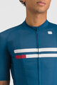 SPORTFUL Kolesarski dres s kratkimi rokavi - STARLIGHT - modra