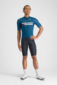 SPORTFUL Kolesarski dres s kratkimi rokavi - STARLIGHT - modra