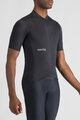 SPORTFUL Kolesarski dres s kratkimi rokavi - CLASSIC - črna