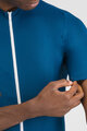 SPORTFUL Kolesarski dres s kratkimi rokavi - CLASSIC - modra