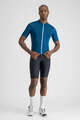 SPORTFUL Kolesarski dres s kratkimi rokavi - CLASSIC - modra