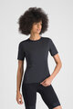 SPORTFUL Kolesarska  majica s kratkimi rokavi - SUPERGIARA W - črna
