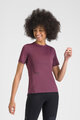 SPORTFUL Kolesarska  majica s kratkimi rokavi - SUPERGIARA W - bordo