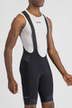 SPORTFUL Kolesarske kratke hlače z naramnicami - SUPERGIARA 2 - črna