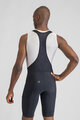 SPORTFUL Kolesarske kratke hlače z naramnicami - GIARA 2 - črna