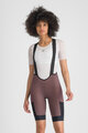 SPORTFUL Kolesarske kratke hlače z naramnicami - SUPERGIARA 2 W - vijolična