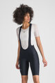 SPORTFUL Kolesarske kratke hlače z naramnicami - GIARA 2 W - črna