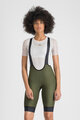 SPORTFUL Kolesarske kratke hlače z naramnicami - GIARA 2 W - zelena