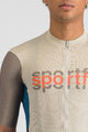 SPORTFUL Kolesarski dres s kratkimi rokavi - SUPERGIARA LOGO - siva
