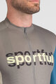 SPORTFUL Kolesarski dres s kratkimi rokavi - SUPERGIARA LOGO - modra/siva