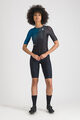 SPORTFUL Kolesarski dres s kratkimi rokavi - LIGHT W - modra/črna