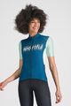 SPORTFUL Kolesarski dres s kratkimi rokavi - SUPERGIARA LOGO W - modra/zelena