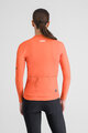 SPORTFUL Kolesarski dres z dolgimi rokavi zimski - SUPERNOVA THERMAL W - oranžna