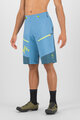 KARPOS Kolesarske kratke hlače brez naramnic - RAPID BAGGY - modra