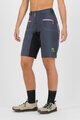 KARPOS Kolesarske kratke hlače brez naramnic - BALLISTIC EVO W - modra/črna